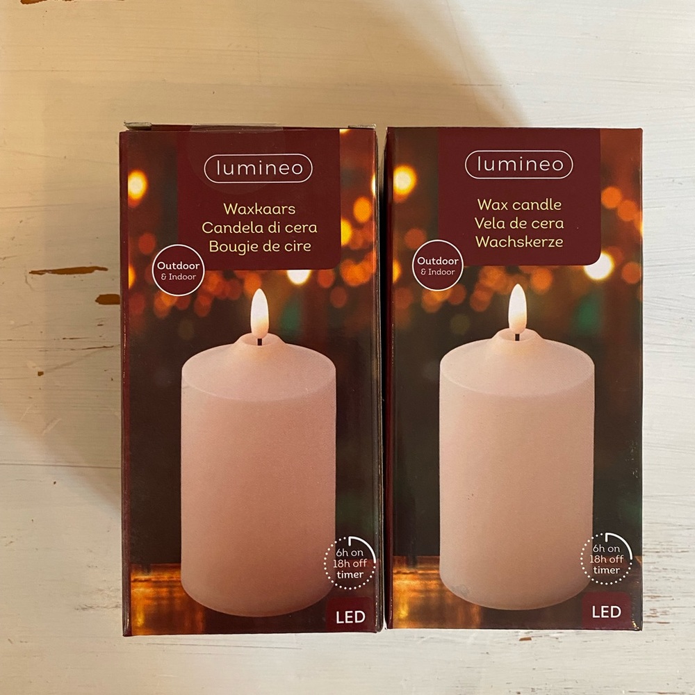 (2) NWT LED Candles